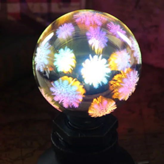 3D Firework light bulb Decorative led illusion lamp bulb
