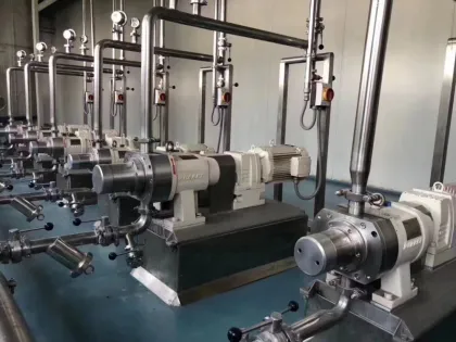 AES Daily Chemical transfer lobe pumps