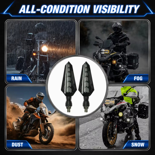 12V Aluminum Mini Motorcycle led Turn Signal Light for harley davidson