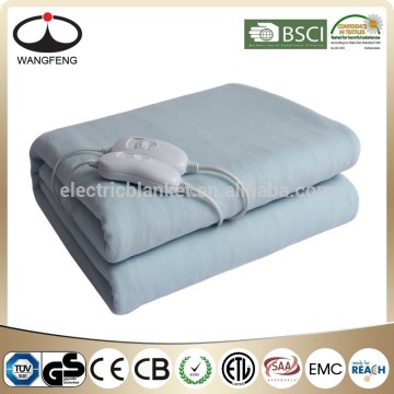 Fleece Electric Blanket Washable Overheat Protection CB CE GS ETL approvals