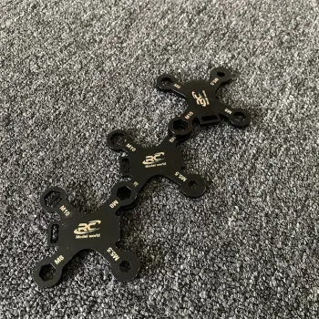 52*52mm All Metal 4in1 M5.5 M8 M10 Hex Nut Quick Release Wrench Tool for RC Model Airplane FPV Racing Drone Motors
