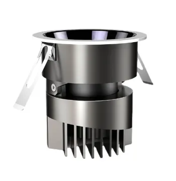 LED Recessed Downlights: 10W Spotlight and 12W with Honeycomb Grille