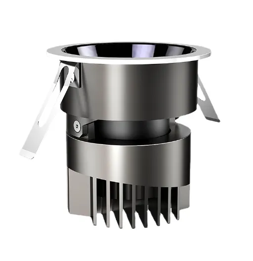 LED Recessed Downlights: 10W Spotlight and 12W with Honeycomb Grille