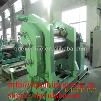 Three Roller Rubber Calender Machine