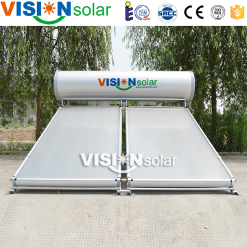 Vision solar company supply residential solar water heater with panel collector
