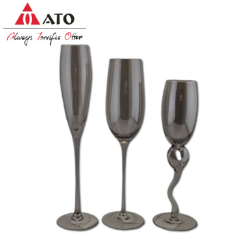 Luxury Champagne Flute with Gold glass for Wedding