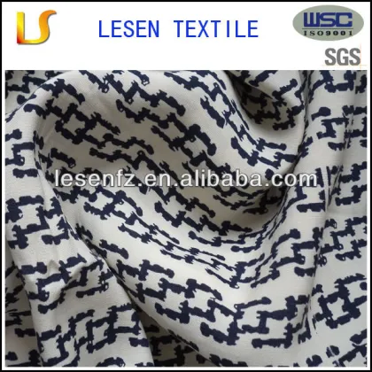Viscose cotton mixed fabric with printing finishing