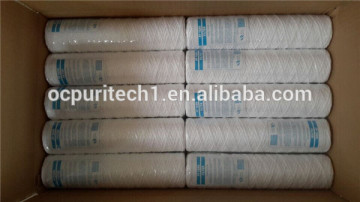 10 inch and 25 micron string wound water filter cartridge for sale