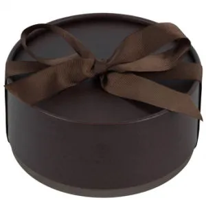Fashion Style Cylinder With Ribbon Bow Gift Box