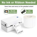 White label heat transfer label roll paper
