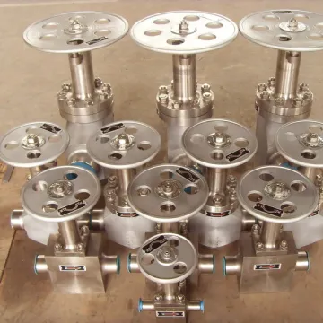 Titanium stop valves used in Sewage watertreatment