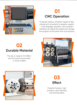Full Automatic 3D CNC Wire Bending Machine for 3-8mm Wire