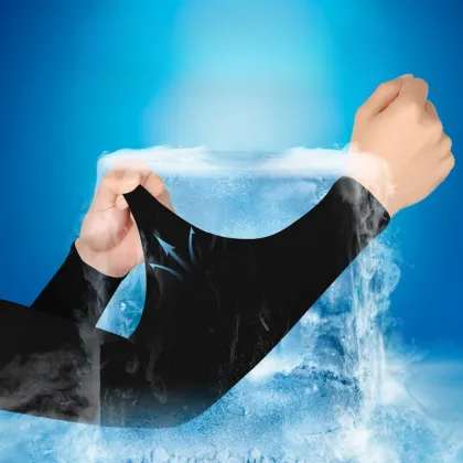 China Adults' Outdoor Seamless Ice Silk Sunscreen UV Protection Arm Sleeves