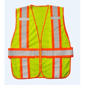 Safety vest with inside pockets