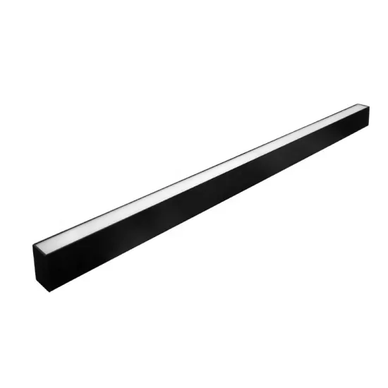 Indoor Office Suspension LED Linear Lamp - Black/White Aluminum Profile 15W-45W
