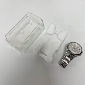 Eco-Friendly Dustproof Water Resistant Vintage Watch Organizer Transparent Square PET Plastic Jewelry Storage Box