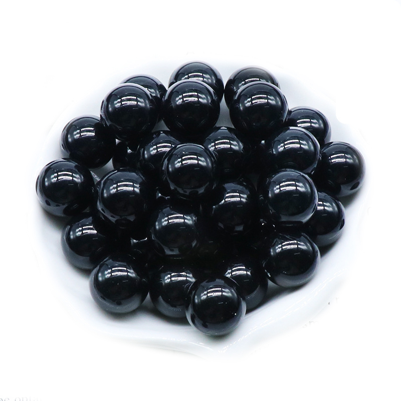 Obsidienne noire 10 mm boules guérir les sphères de cristal énergie décoration décoration et métaphysique