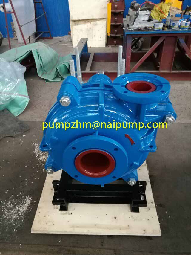 metal lined bare shaft slurry pumps