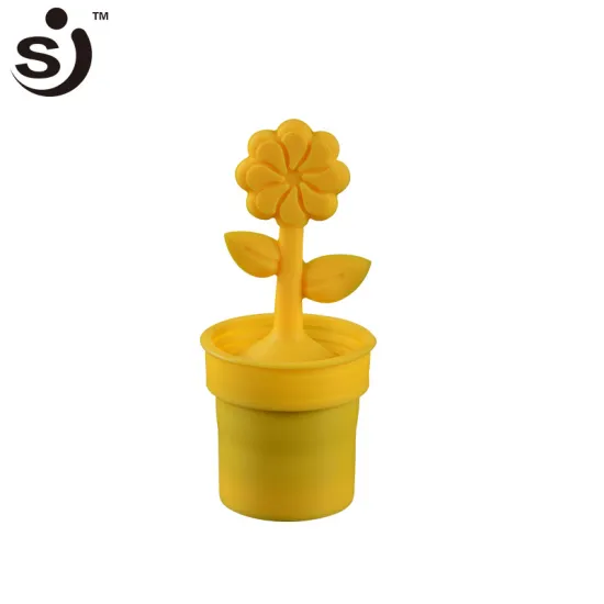 100% Food Grade High Quality Flower Shape Silicone Tea Bag Infuser