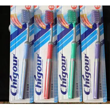BEST ORAL CARE DOUBLE ACTION ADUTL TOOTHBRUSHES GUM MESSAGE RUBBER