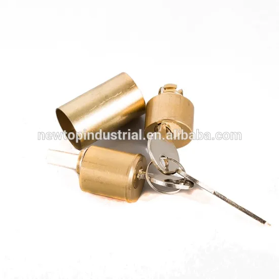 High quality brass key round cylinder lock body with round body