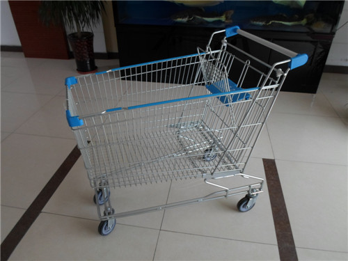 Asian Style Steel Supermarket Shopping Cart