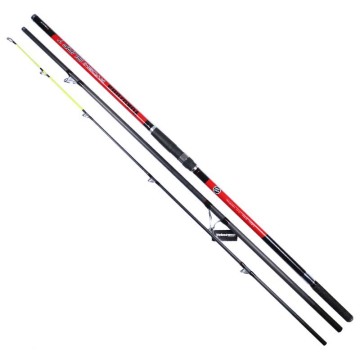 4.2m Carbon Fiber 3-Section Spinning Surf Casting Fishing Rod