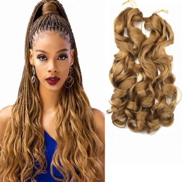 French Curls Loose Wave Crochet Braids Wave Curly Braiding Hair African Spiral Curls Wave braiding Synthetic Extension Synthetic