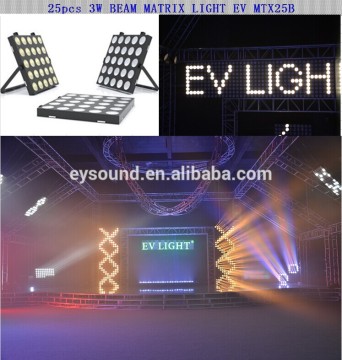 LED 25Heads*3W white led matrix light/led matrix blinder panel light