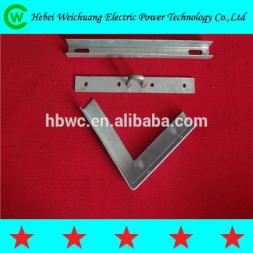 Galvanized C type steel cross arm/U channel cross arm/hot dip galvanized steel channel