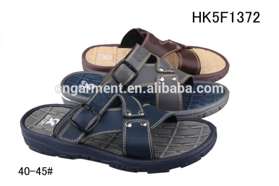 Latest design EVA man slipper Soft PU Shoes Men PU sandals