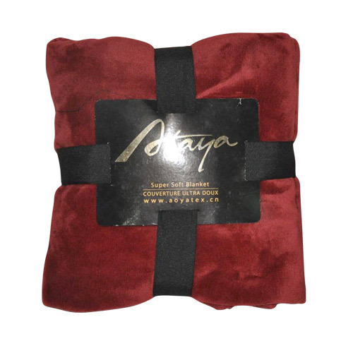 wholesale thick black sherpa throw blanket in lambswool