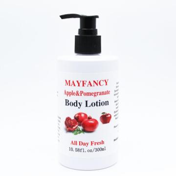 apple and pomegranate body lotion for softening skin