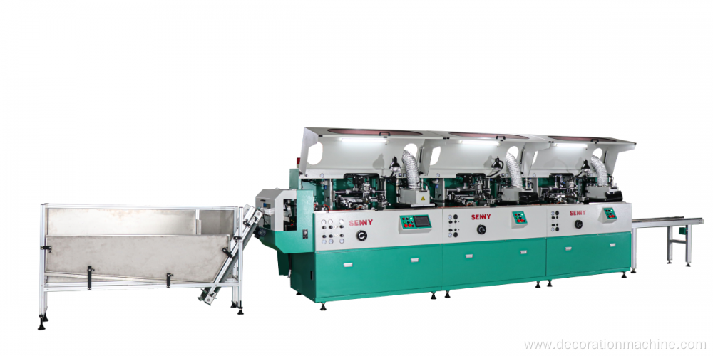 1-8 Color Silicone Tube Screen Printing Machine