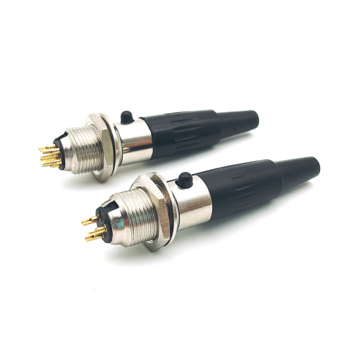 Mini XLR Male Female Chassis Mount Microphone Adapter