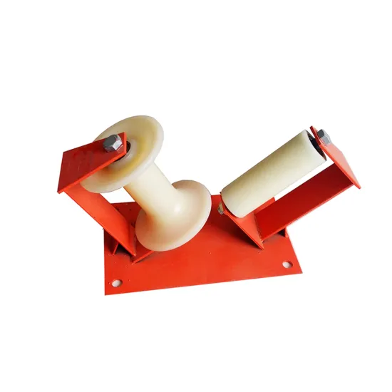 Electric Underground Straight Line Bridge Pulley Pipeline Cable Roller