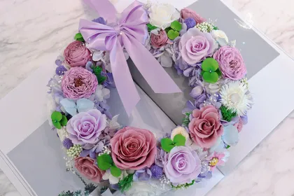 Everlasting Rose Wreaths: Preserved Flower Decorations for Home