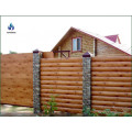 Wood steel fence material