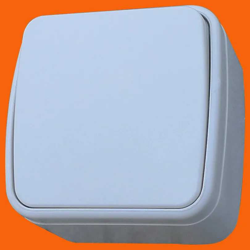 Переключатель 1-клавишный для поверхностного монтажа IP20 10A