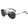 NUEVA Moda Silver Frame Aviator Gafas de sol para hombres