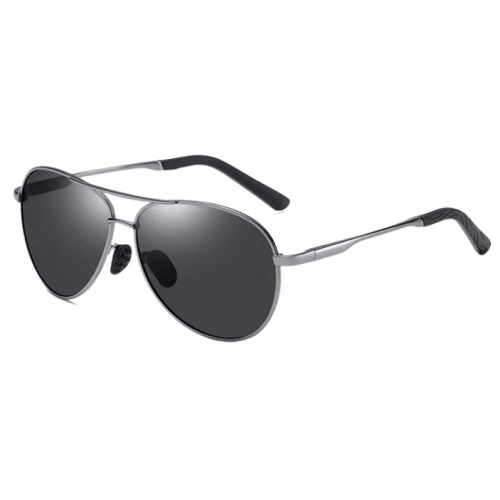 Polarized Sunglasses New Fashion Silver Frame Aviator Sunglasses For Men Factory