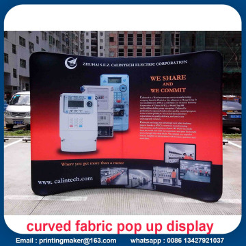 Curved Trade Show Exhibition Display Printing