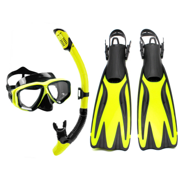 Maschera apietale di pesca lancia e pinne regolabili Snorkeling Deving Equipment Set