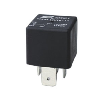 SLDH-12VDC Relay Set: 5-Pin 60A Wide Pin Socket - In Stock