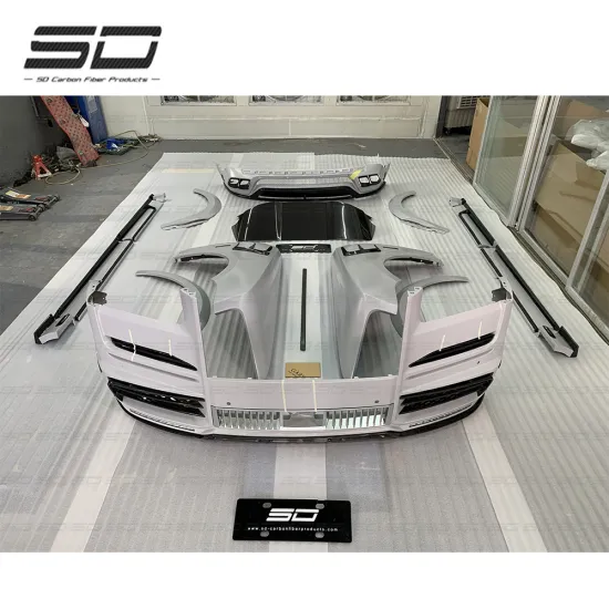 MSY Style Full Set Carbon Fiber Body Kit for Rolls Royce Cullinan: Front and Rear Bumper Upgrade