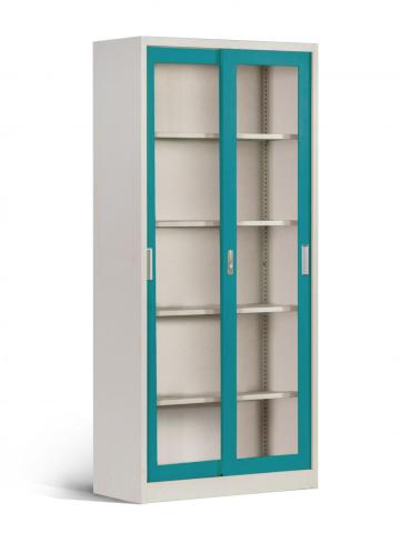 Store Cabinets Lockable Art Cabinets with Sliding Doors