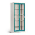 Store Cabinets Lockable Art Cabinets with Sliding Doors