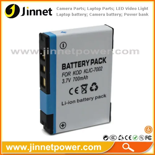 For Kodak Easyshare V530 V603 Cameras Internal Battery 3.7v Klic-7002 