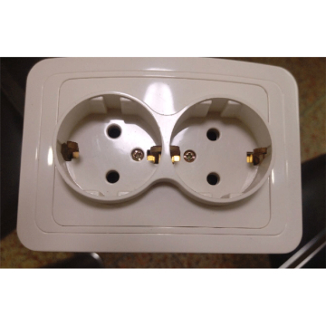 Cheap Price Indonesia 250V 16A wall electric duplex socket outlet