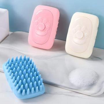 Hot Selling Pet Dog Shampoo Brush: Hair Removal and Grooming Tool for Dogs and Cats